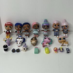 LOL Surprise Dolls Accessories Lot of 20 Assorted Animals Hatchimals Figures